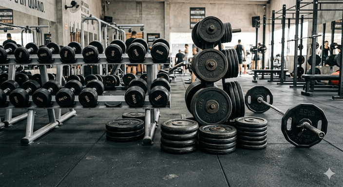 Fábrica de anilhas e halteres para academias, estúdios e home gym
